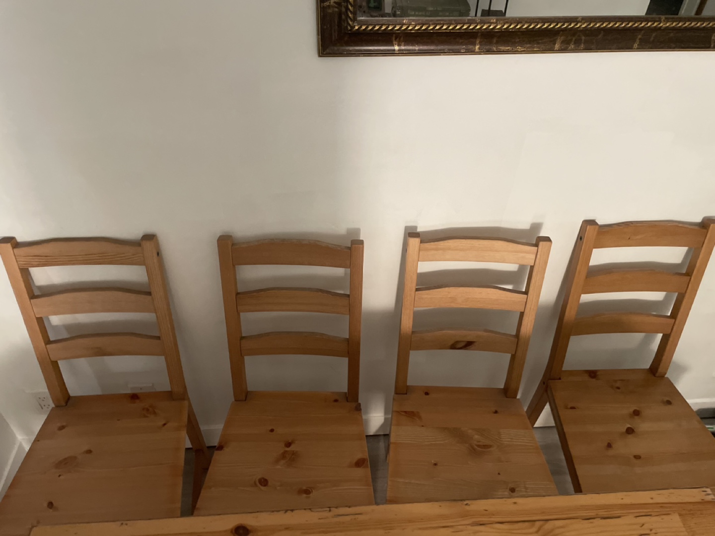 IKEA Dining Table and Four Chairs Set - photo 3