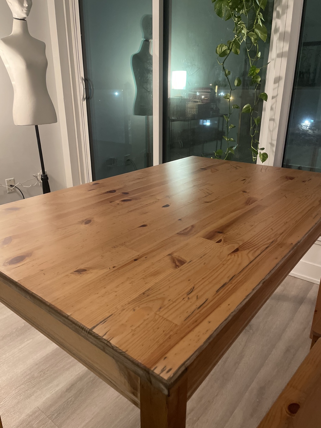 IKEA Dining Table and Four Chairs Set - photo 2