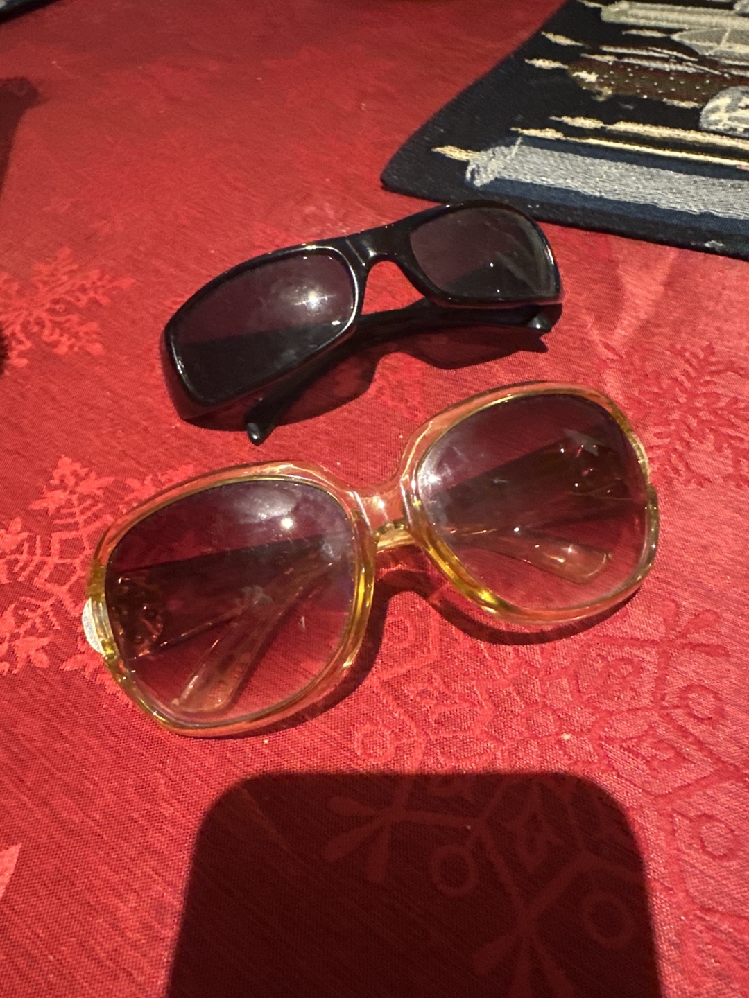 Two pairs of sunglasses