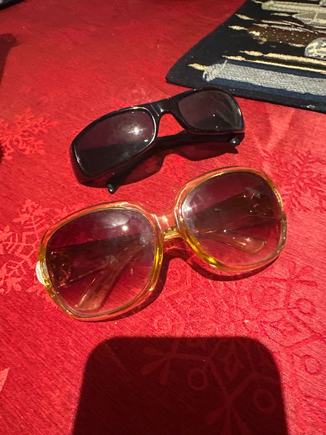 Two pairs of sunglasses