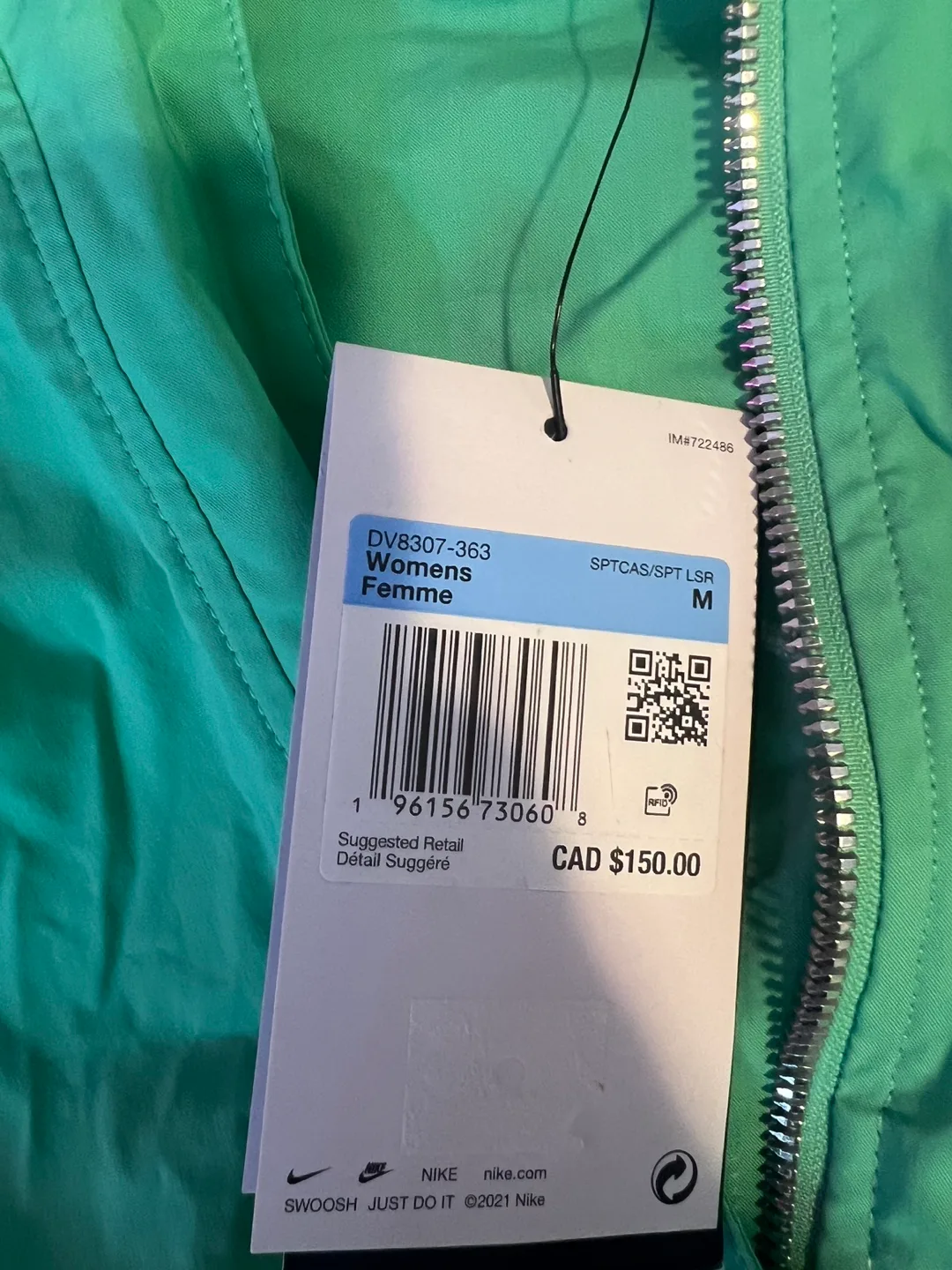 Nike Sportswear Women's Tracksuit - Light Green - Size XS image indicator(3)