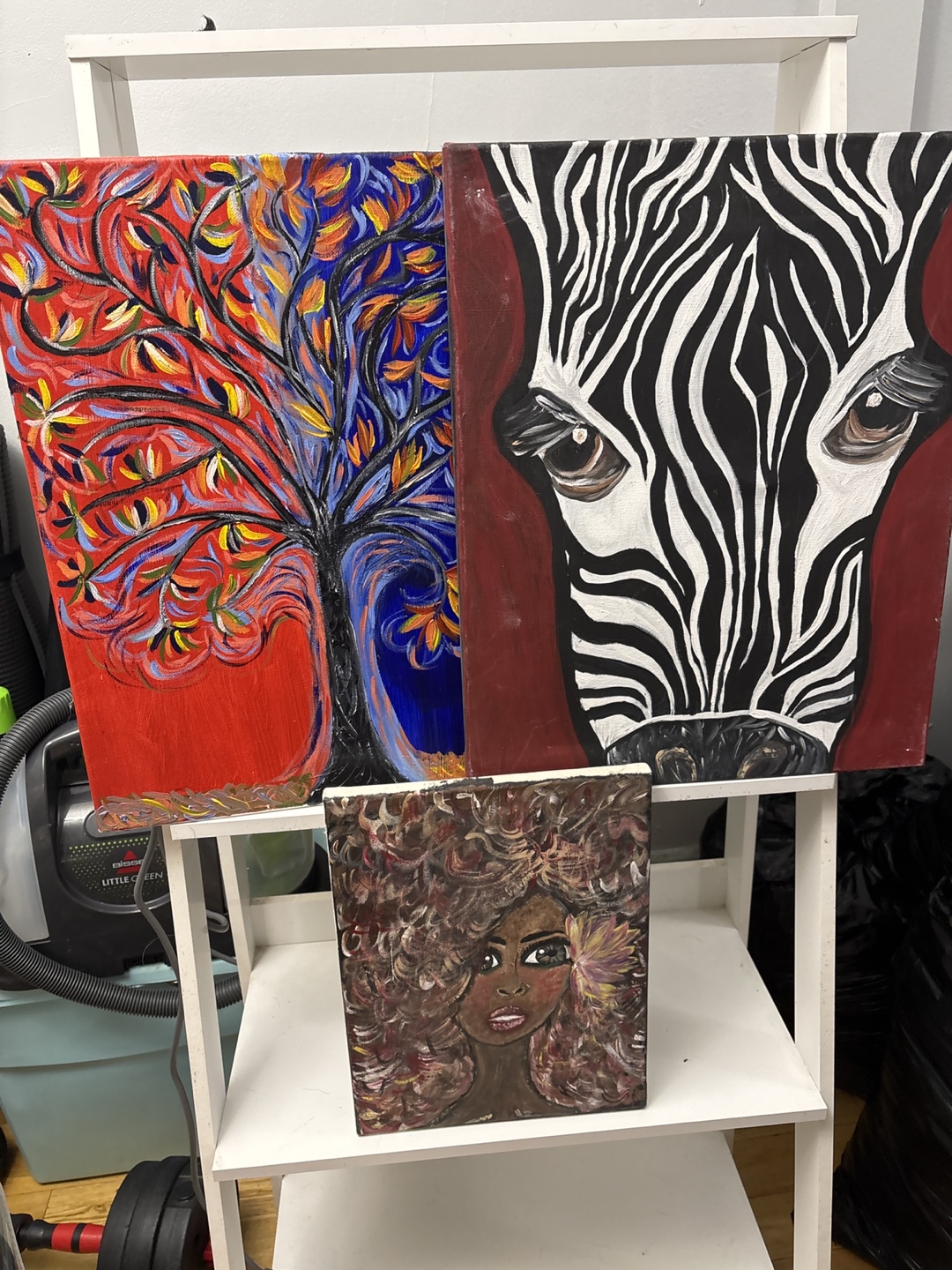 Free art on canvas that I painted