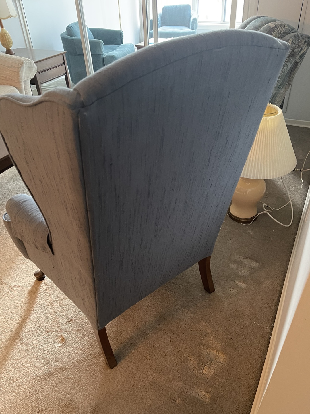 Vintage Wingback Chair - photo 2