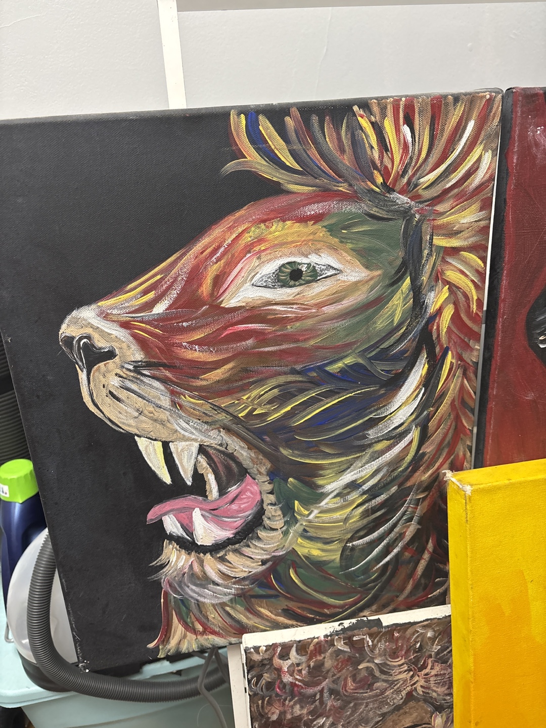 Free art on canvas that I painted - photo 3