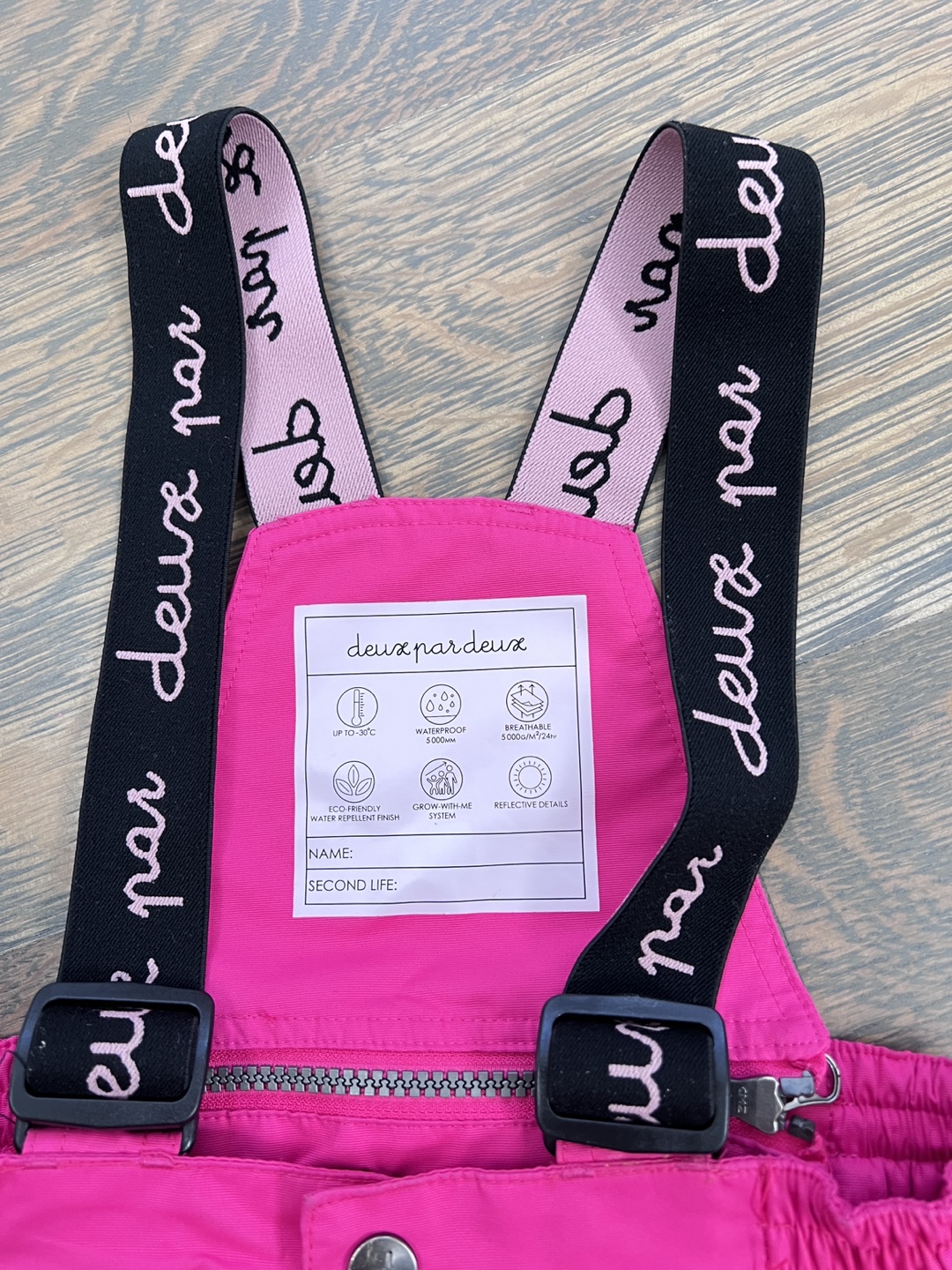 Deux par Deux Pink Snow Pants Size 4 - photo 2