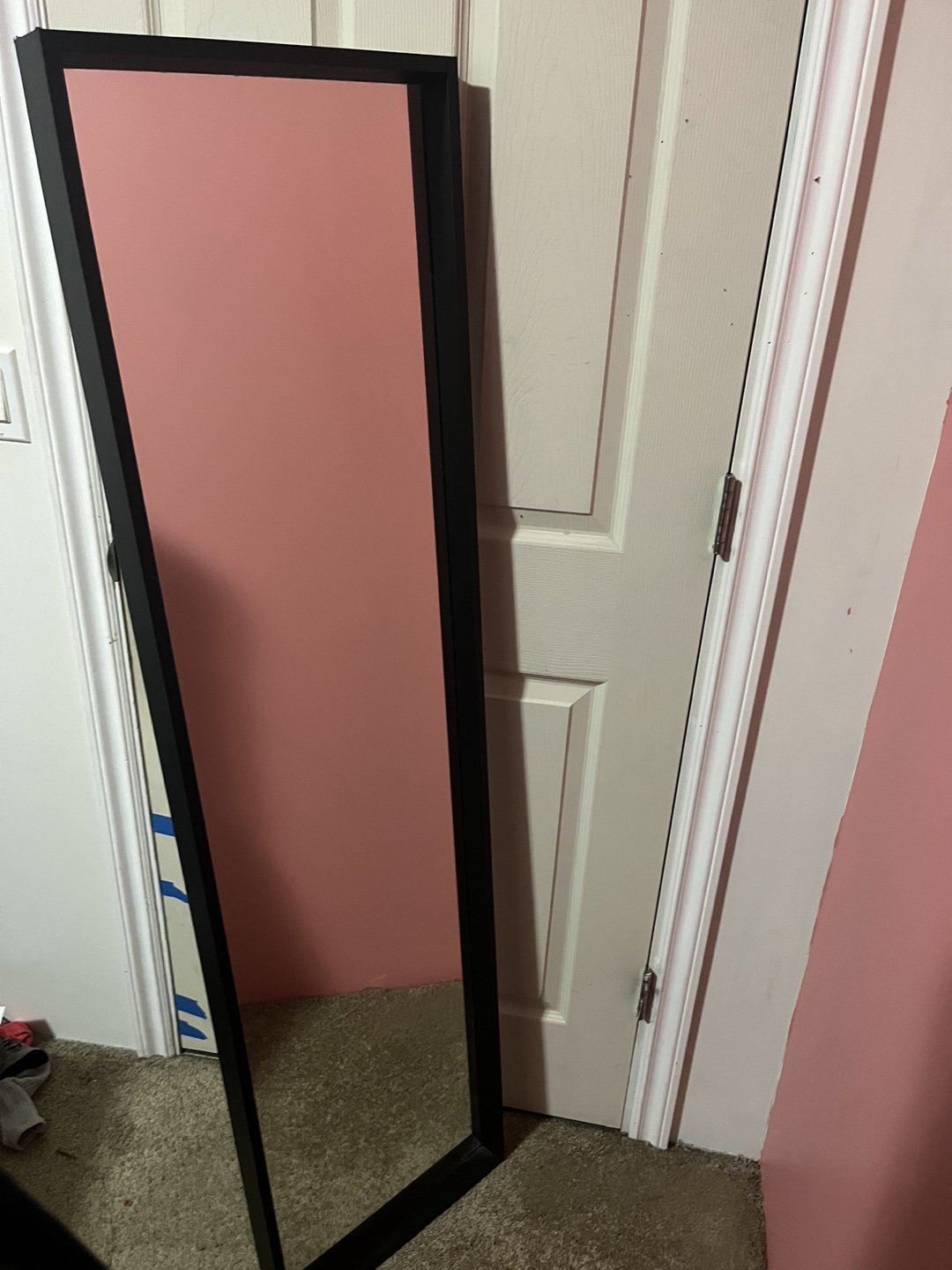 Full Length Black Frame Mirror - photo 2