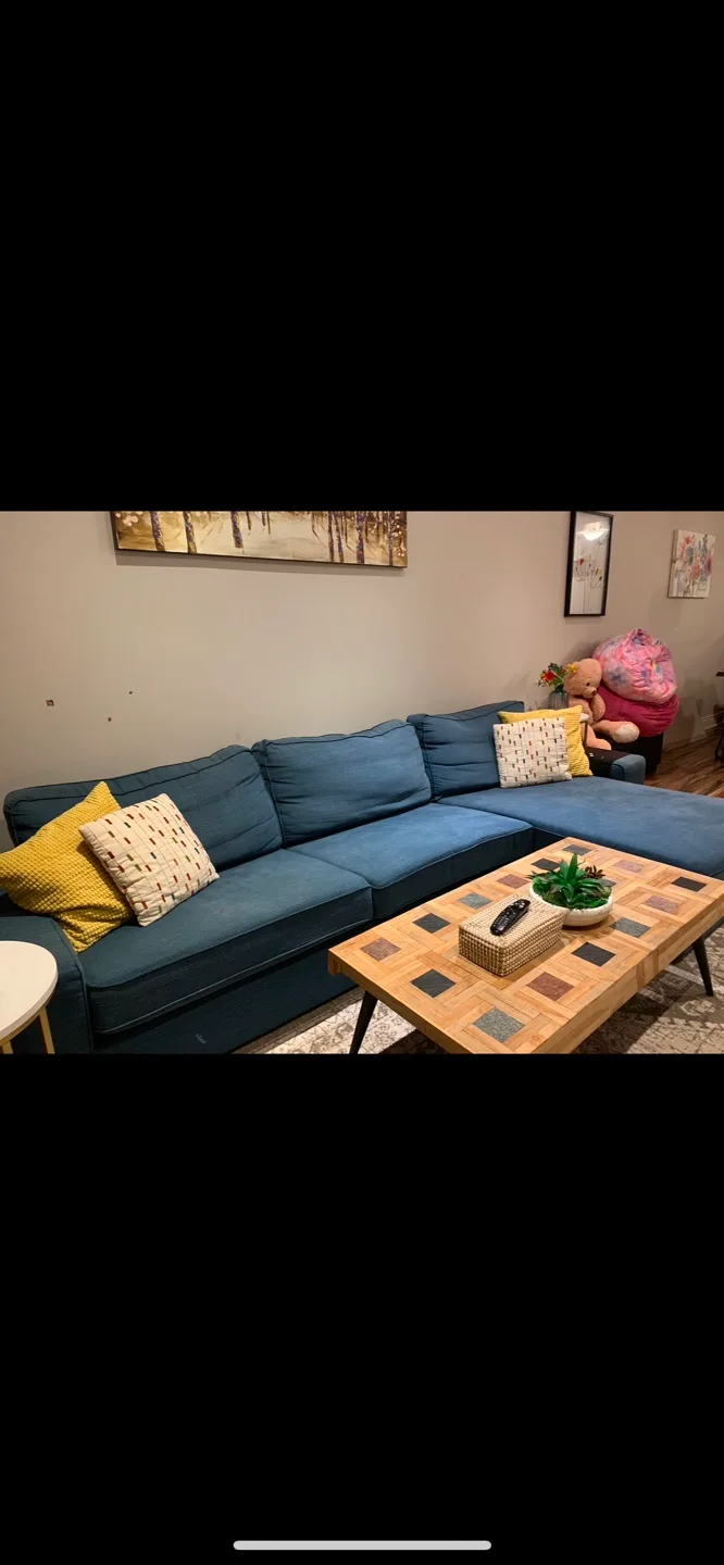 Kivik ikea sofa with chaise image indicator(2)