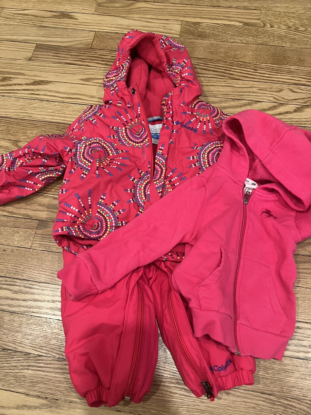 Columbia Girls' Pink Snowsuit, Size 12-18 Months - photo 4
