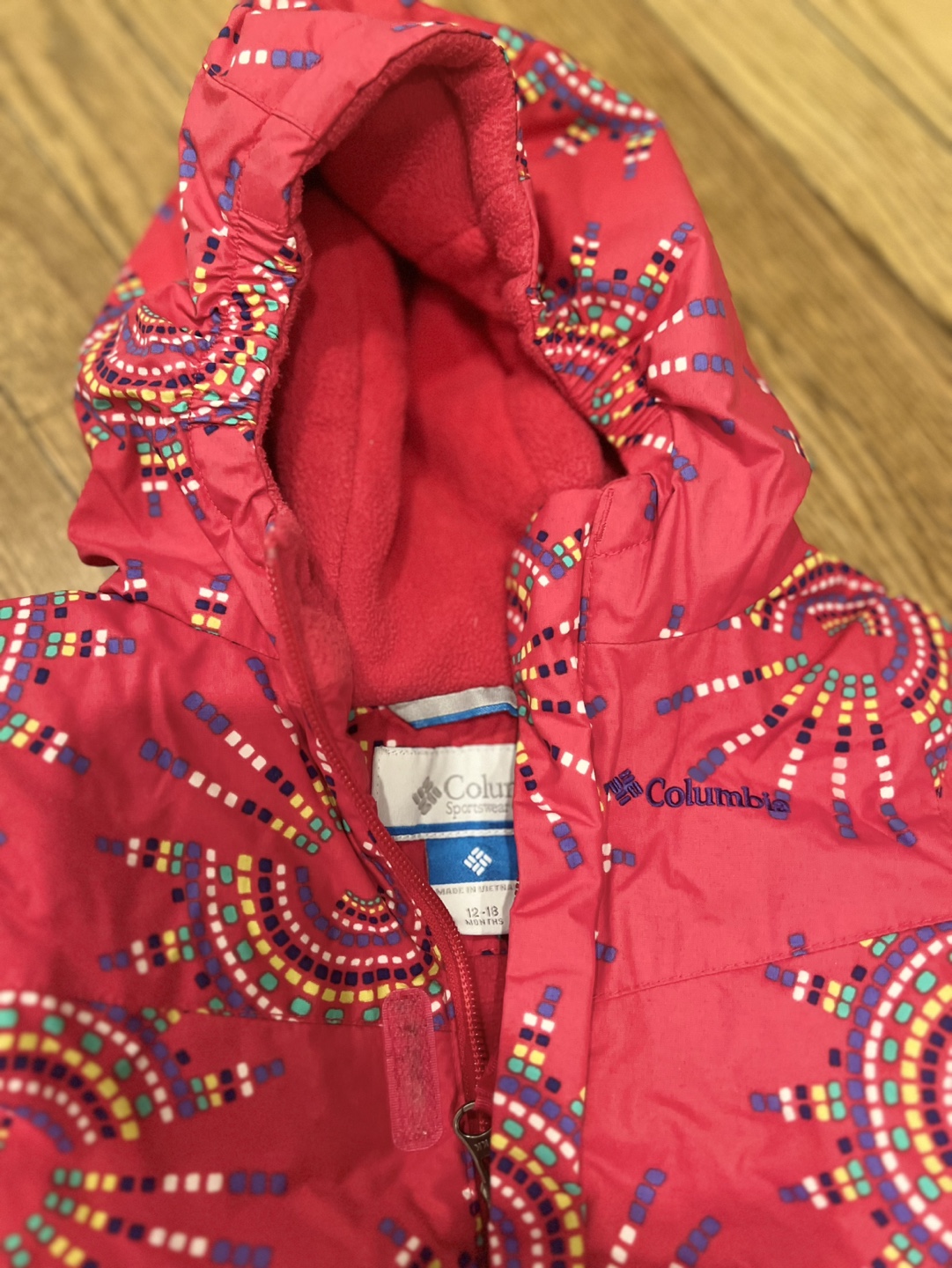 Columbia Girls' Pink Snowsuit, Size 12-18 Months - photo 2
