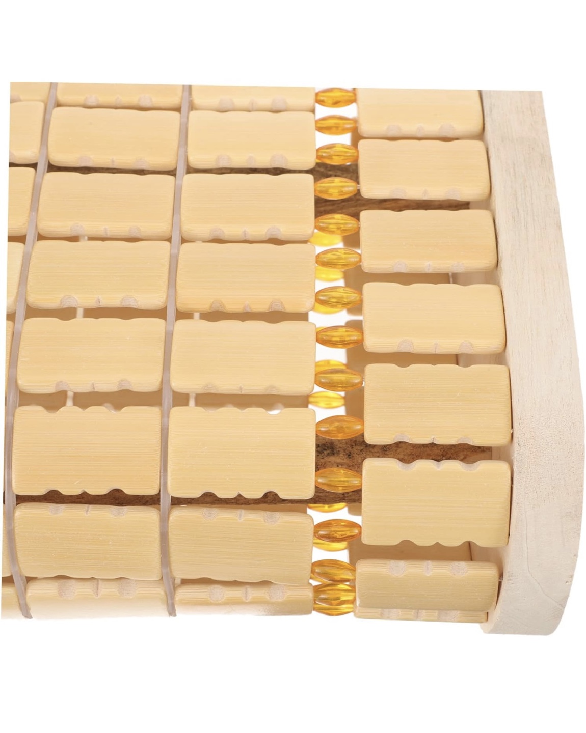 Bamboo Massage Pillow - Ergonomic Lumbar Support - photo 3