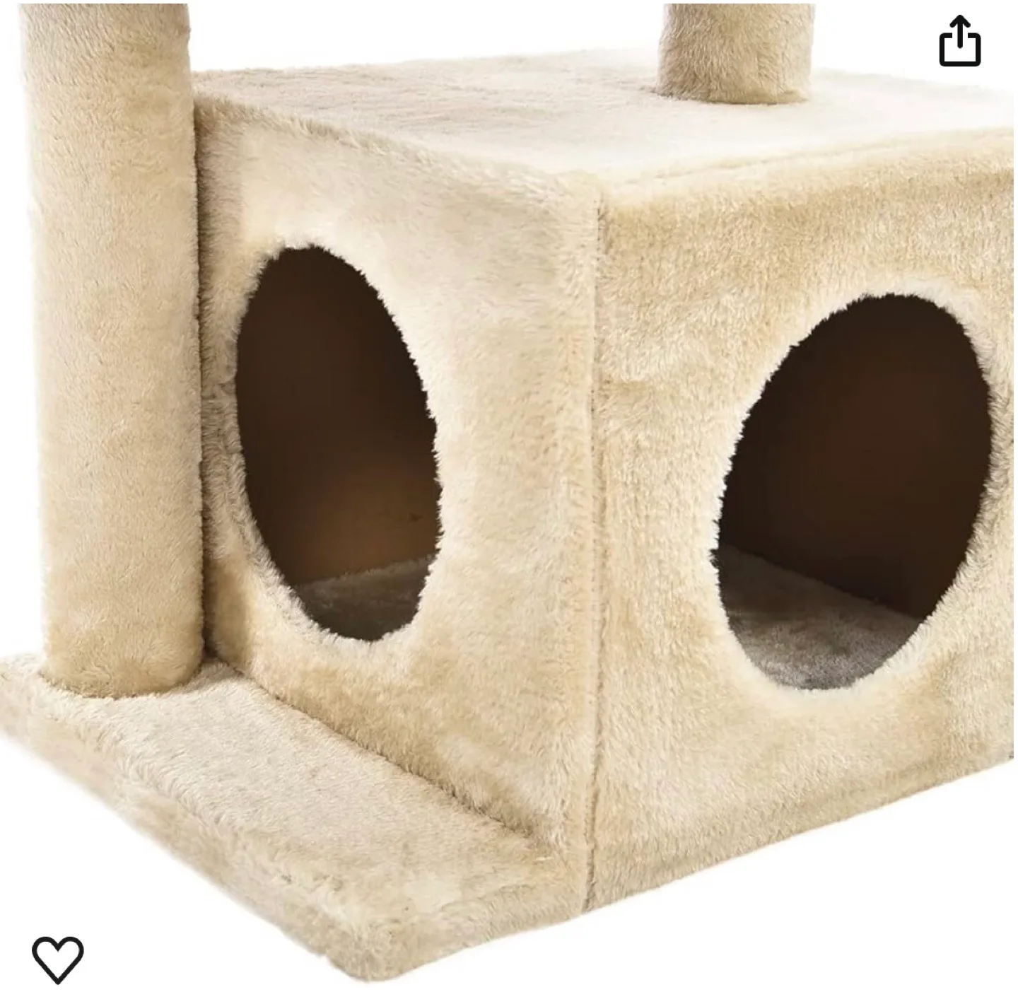 *Brand New* Dual Post Indoor Cat Tree Tower With Cave image indicator(4)