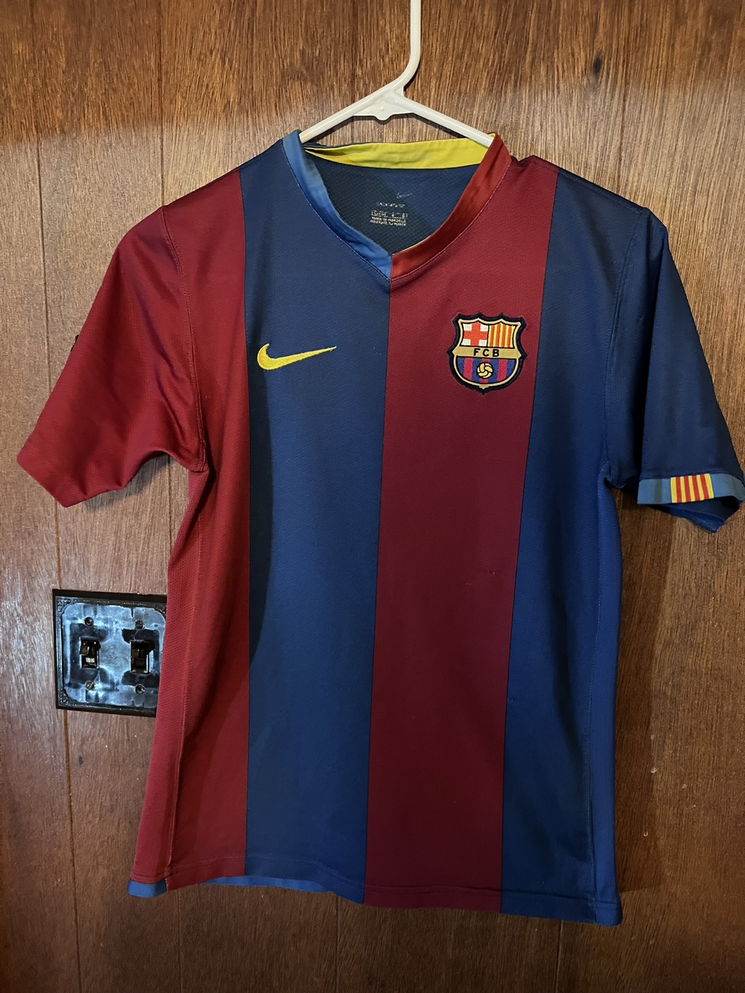Vintage FC Barcelona Youth Large /Small Adults Soccer Jersey