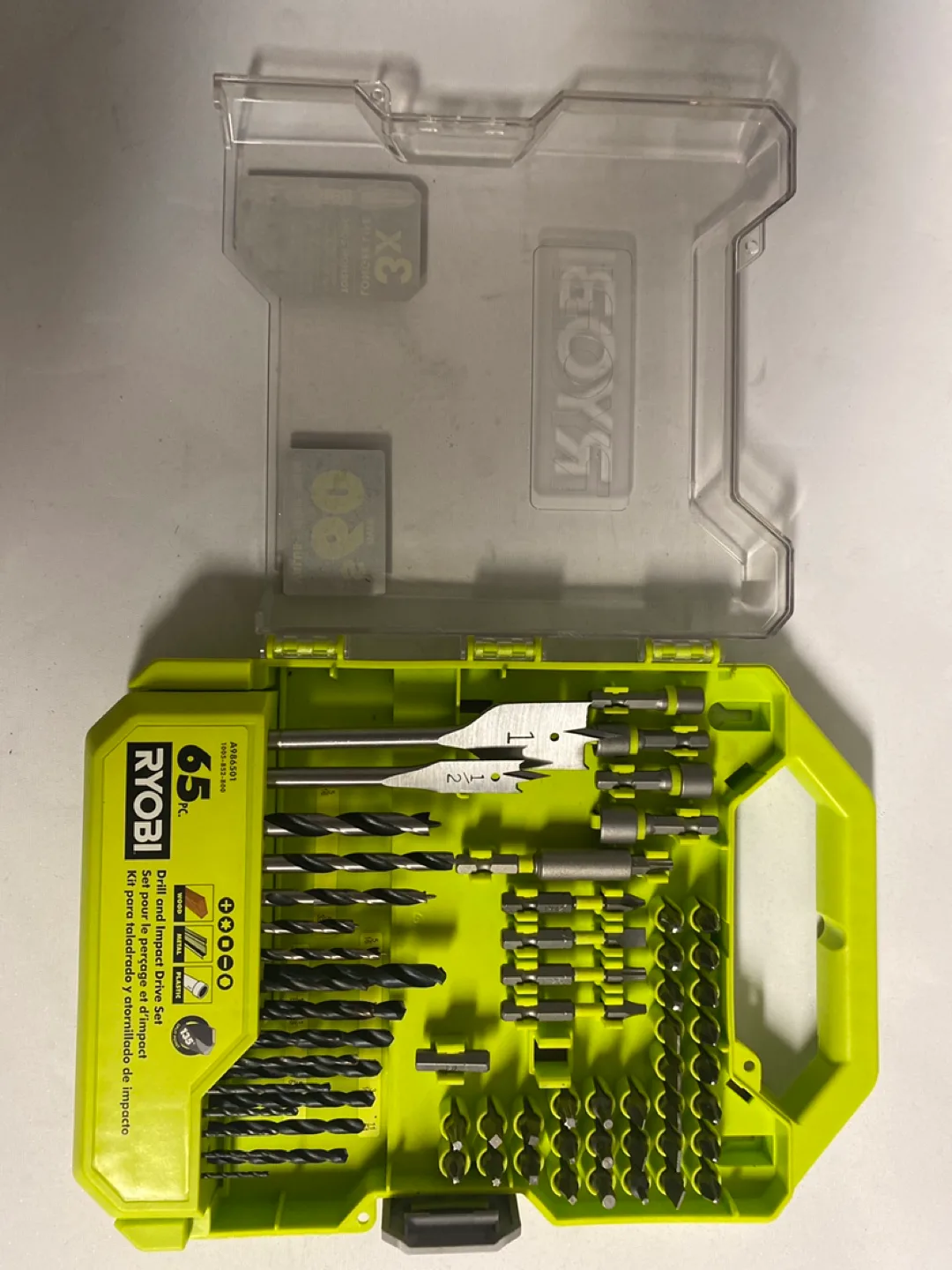 RYOBI 65-Piece Drill and Impact Drive Set image indicator(3)
