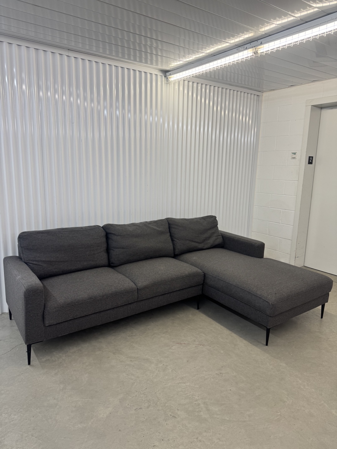 Grey Sectional Sofa - photo 2