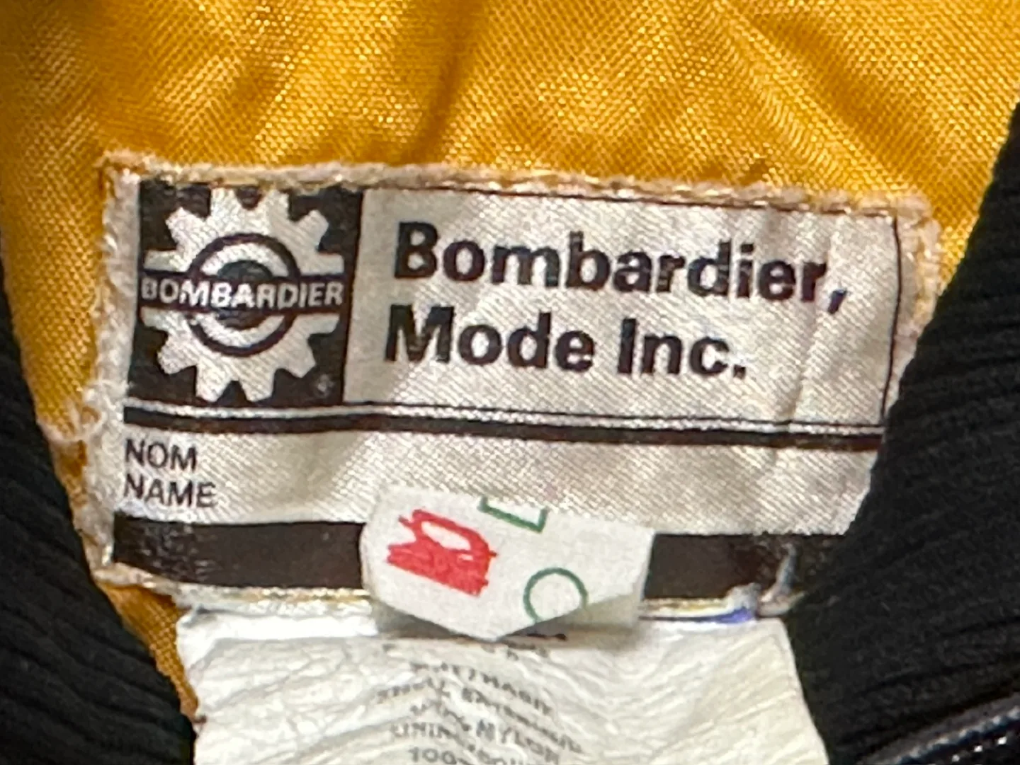 Vintage Bombardier Mode Inc. Jacket Size 14 image indicator(5)