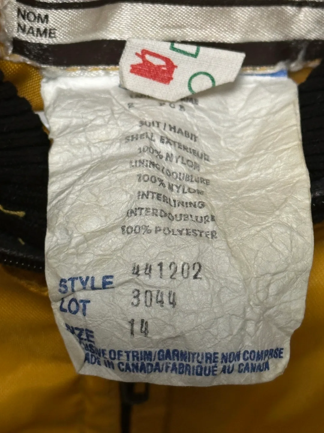 Vintage Bombardier Mode Inc. Jacket Size 14 image indicator(4)