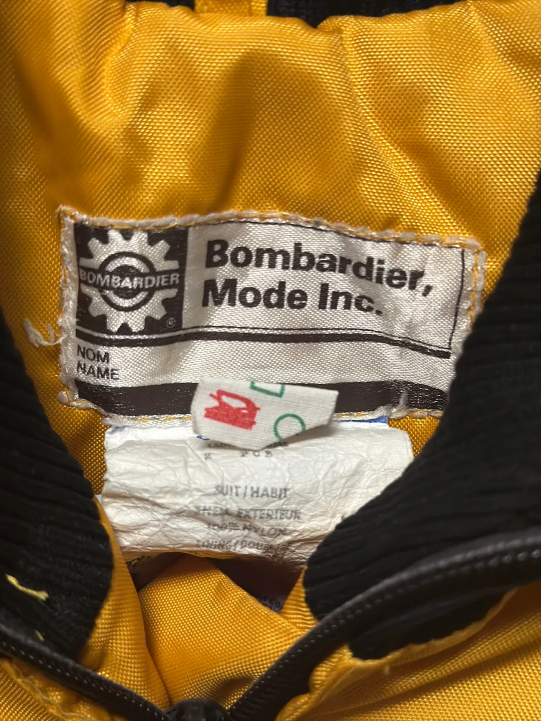 Vintage Bombardier Mode Inc. Jacket Size 14 image indicator(3)