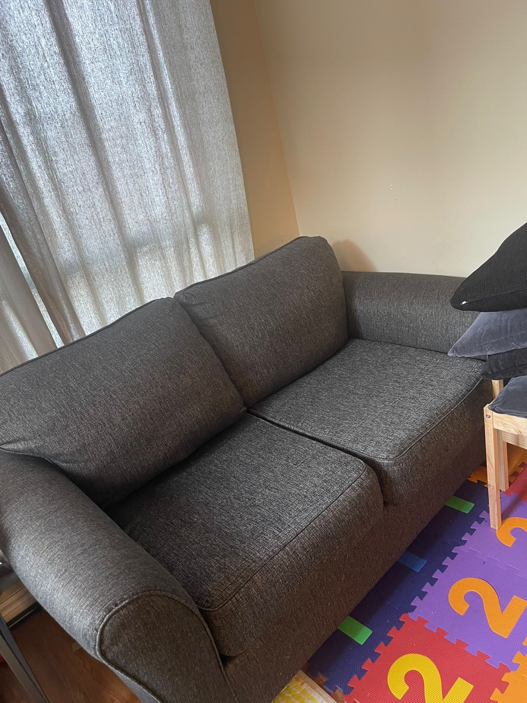 Dark Grey Sofa Set - photo 2