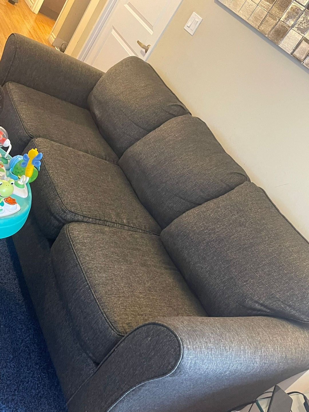 Dark Grey Sofa Set
