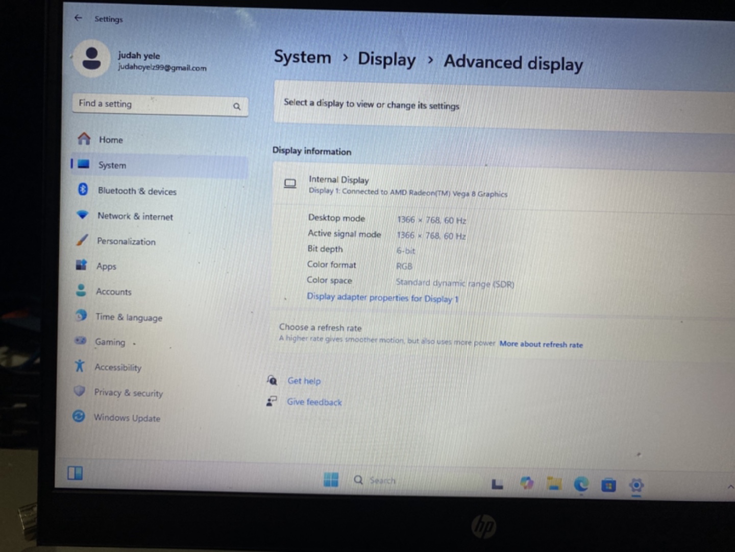 HP Laptop - Blue - 15.6 inch - photo 3