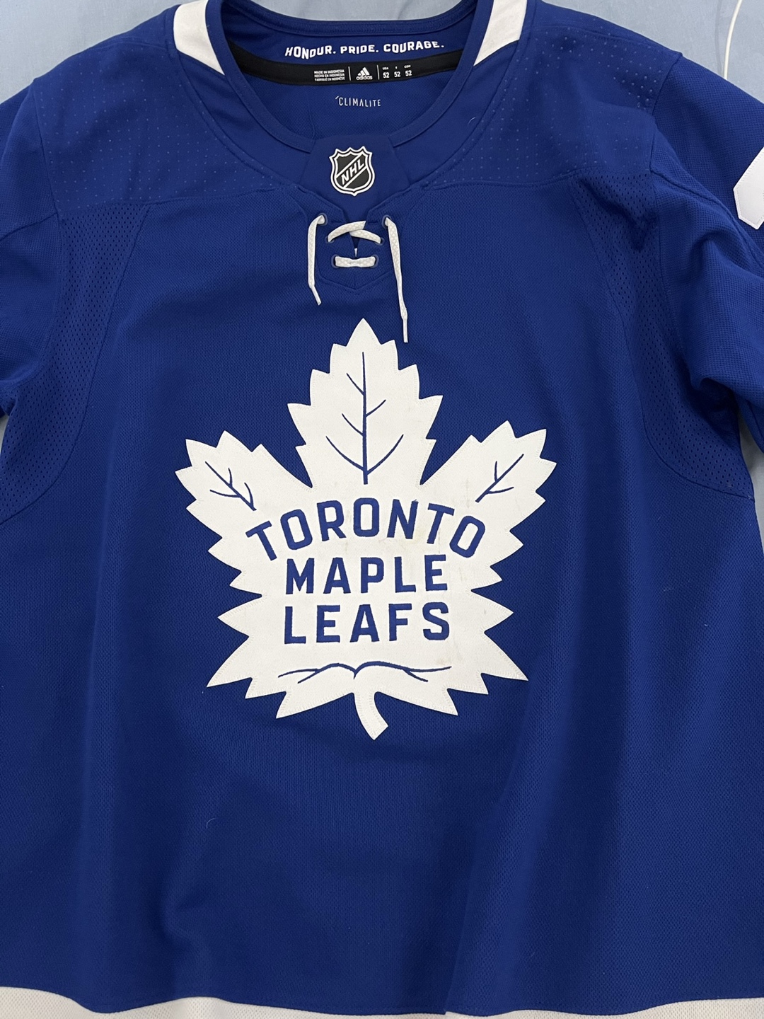 Adidas Toronto Maple Leafs Jersey - Size 52