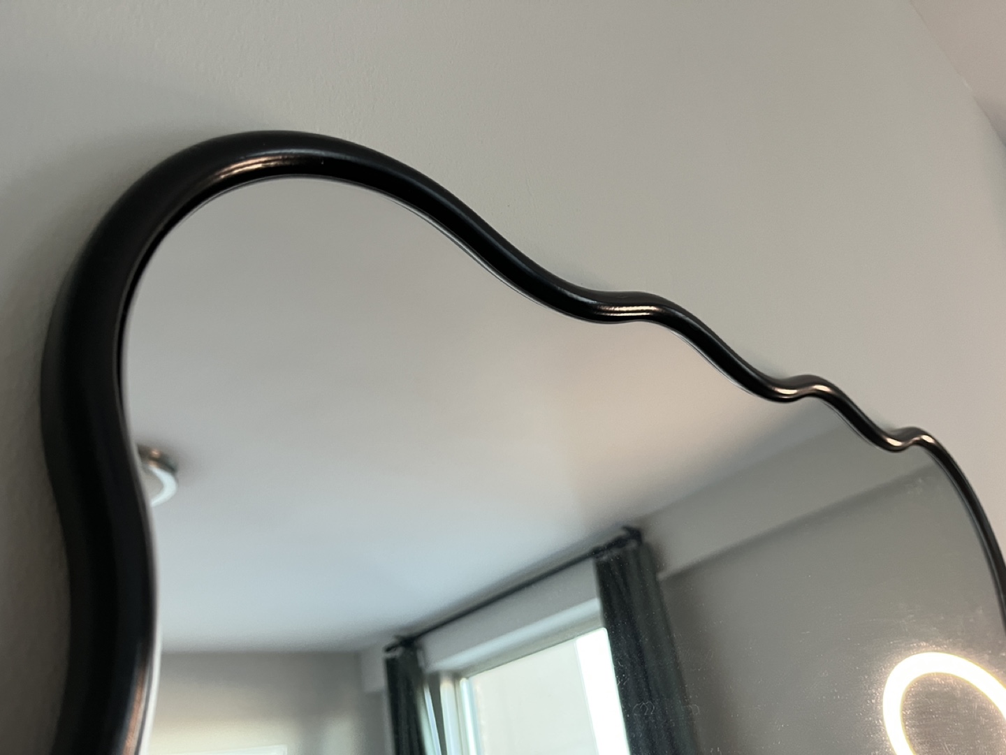 Squiggly wave mirror - photo 2