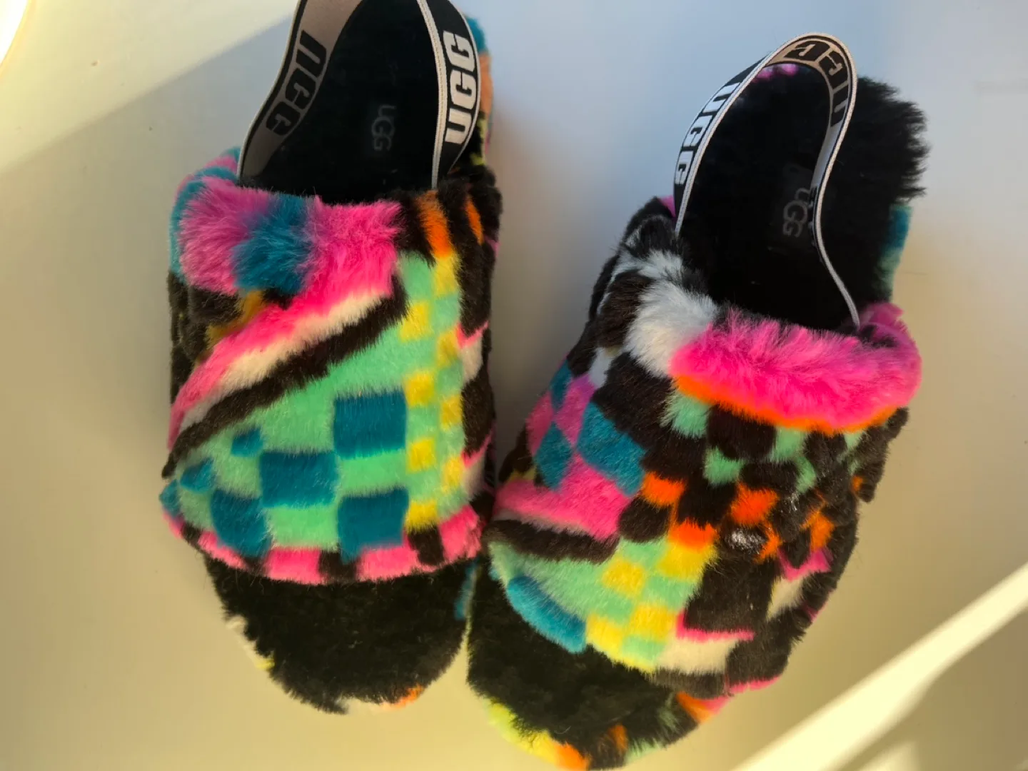 UGG Fluff Yeah Slide On Sandals - Multicoloured image indicator(2)