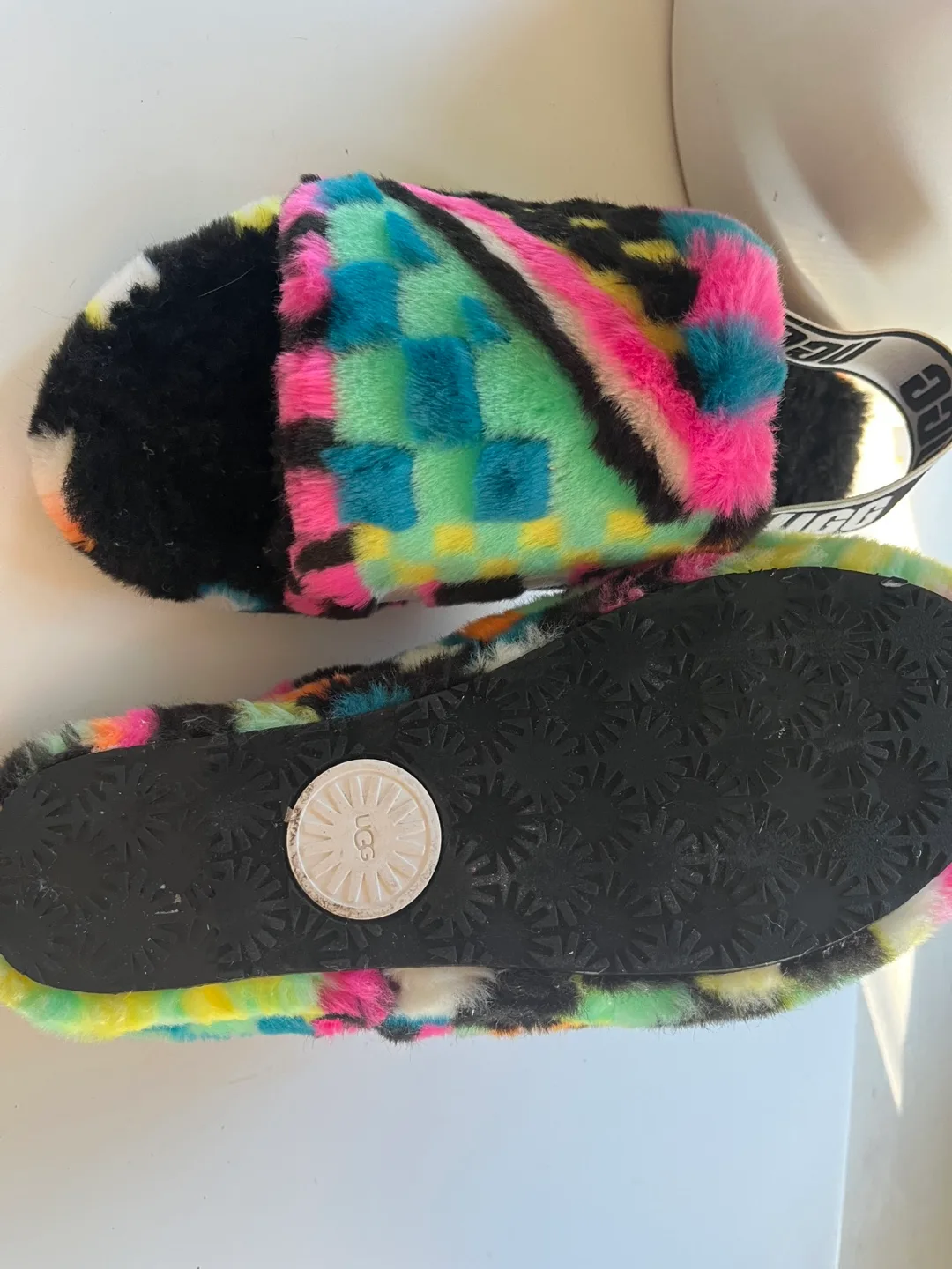 UGG Fluff Yeah Slide On Sandals - Multicoloured image indicator(3)