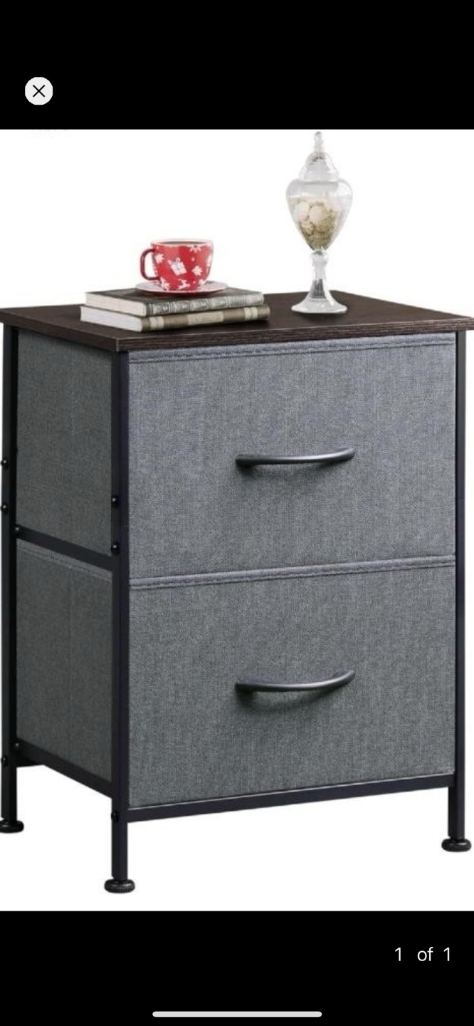 BNIB- Two-Drawer Fabric Storage Organizer