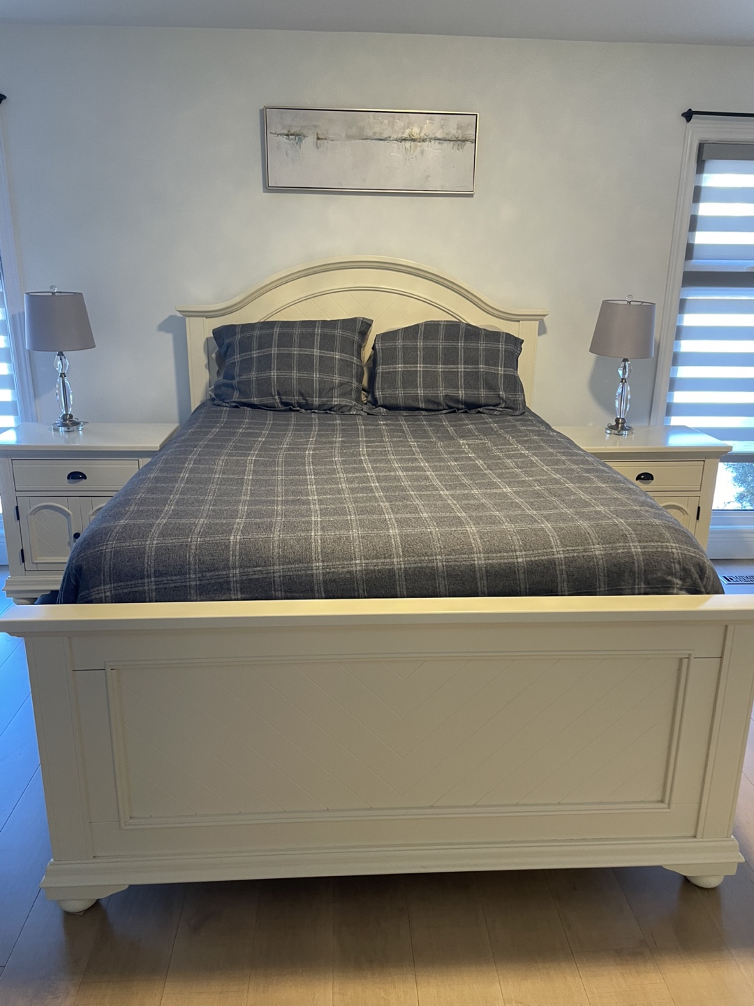 Queen Bedroom Set - Cream/Off-White