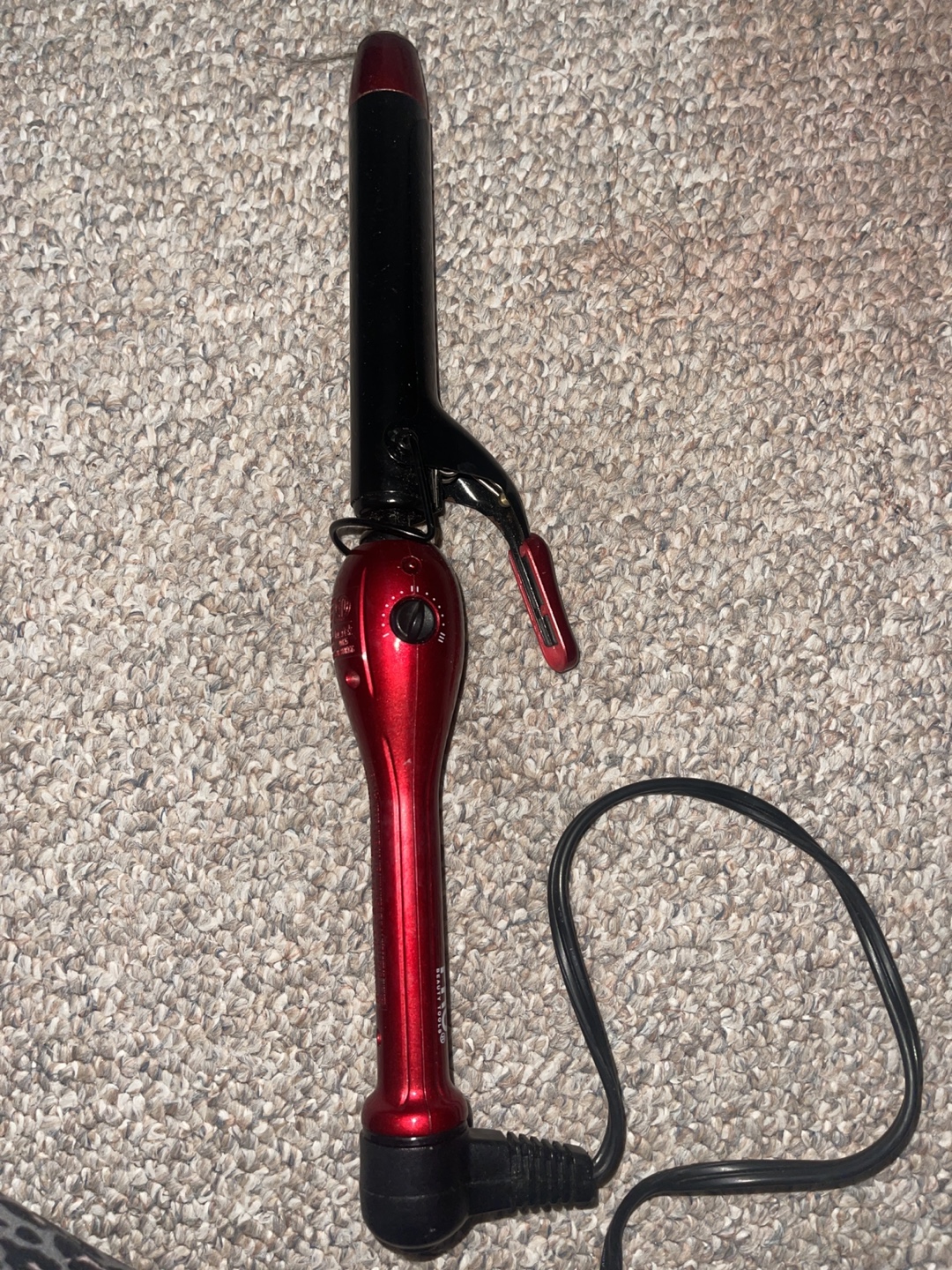 Red Curling Iron