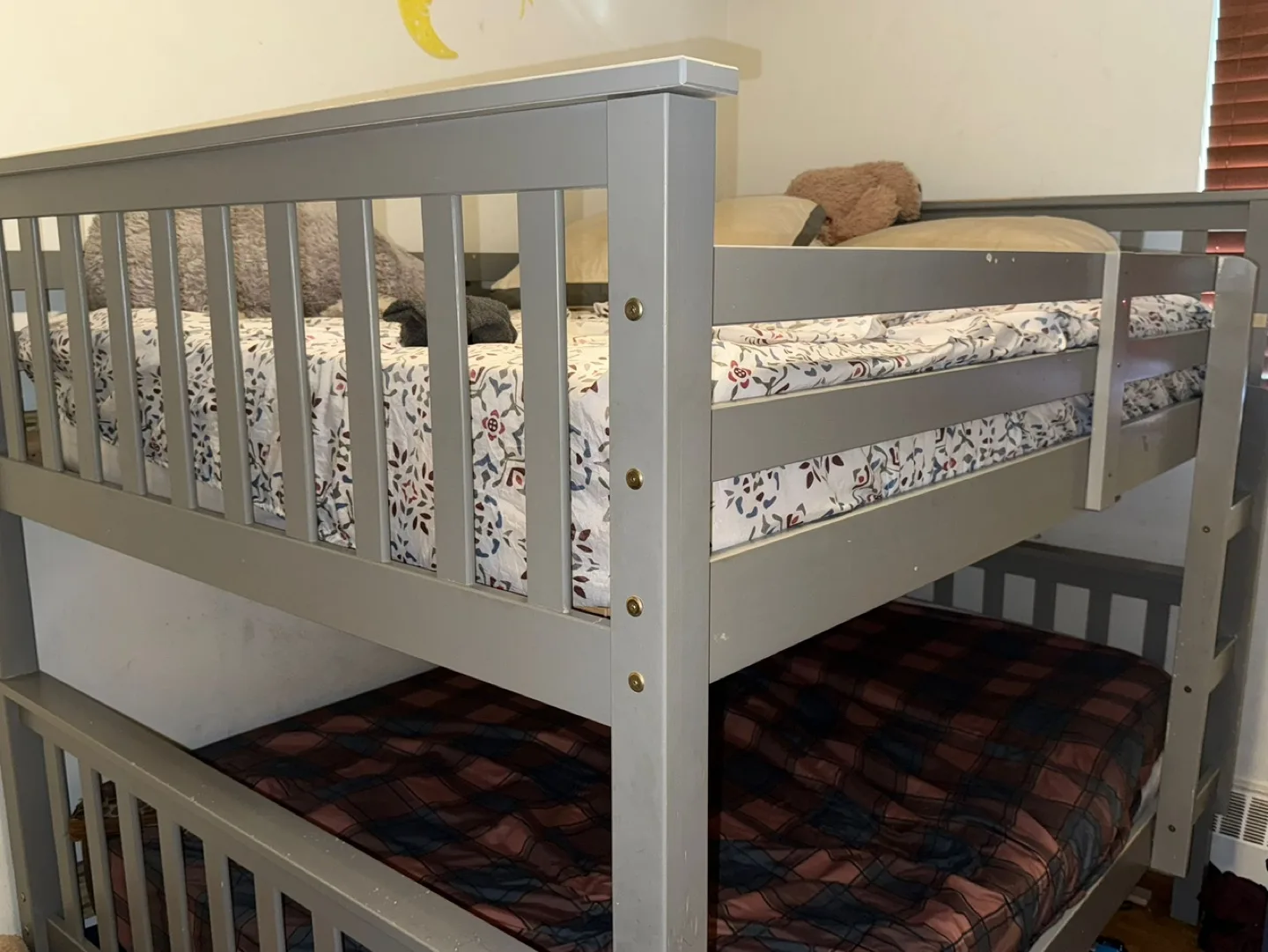 2 in 1 Grey full over full Bunk Bed image indicator(3)