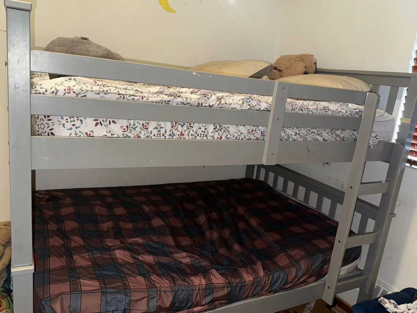 2 in 1 Grey full over full Bunk Bed image indicator(2)