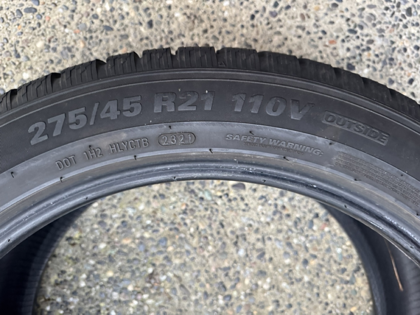 Kumho Wintercraft WS71 Winter Tires - 275/45 R21 110V - photo 2