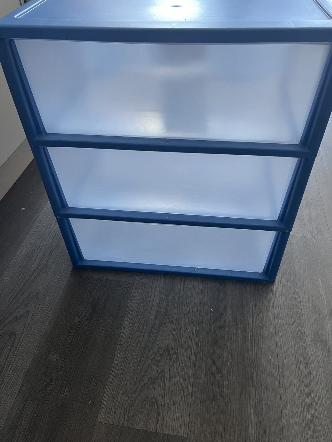 Sterilite 3-Drawer Storage Unit - Blue - photo 4