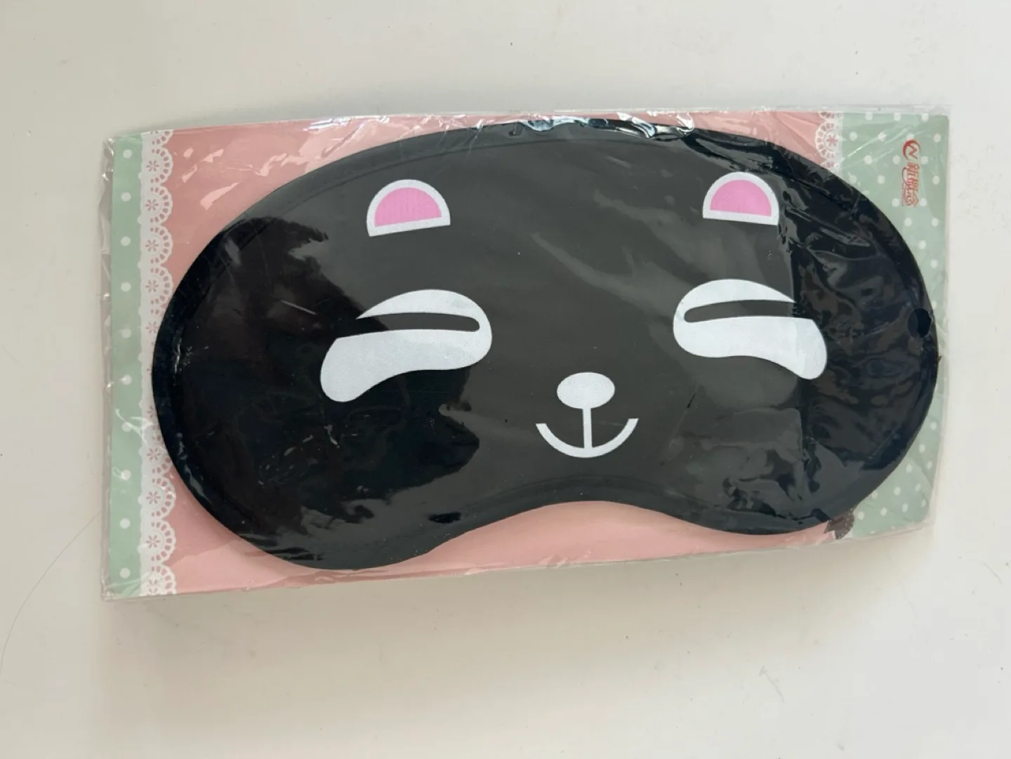 Cute Black Bear Sleep Mask thumbnail