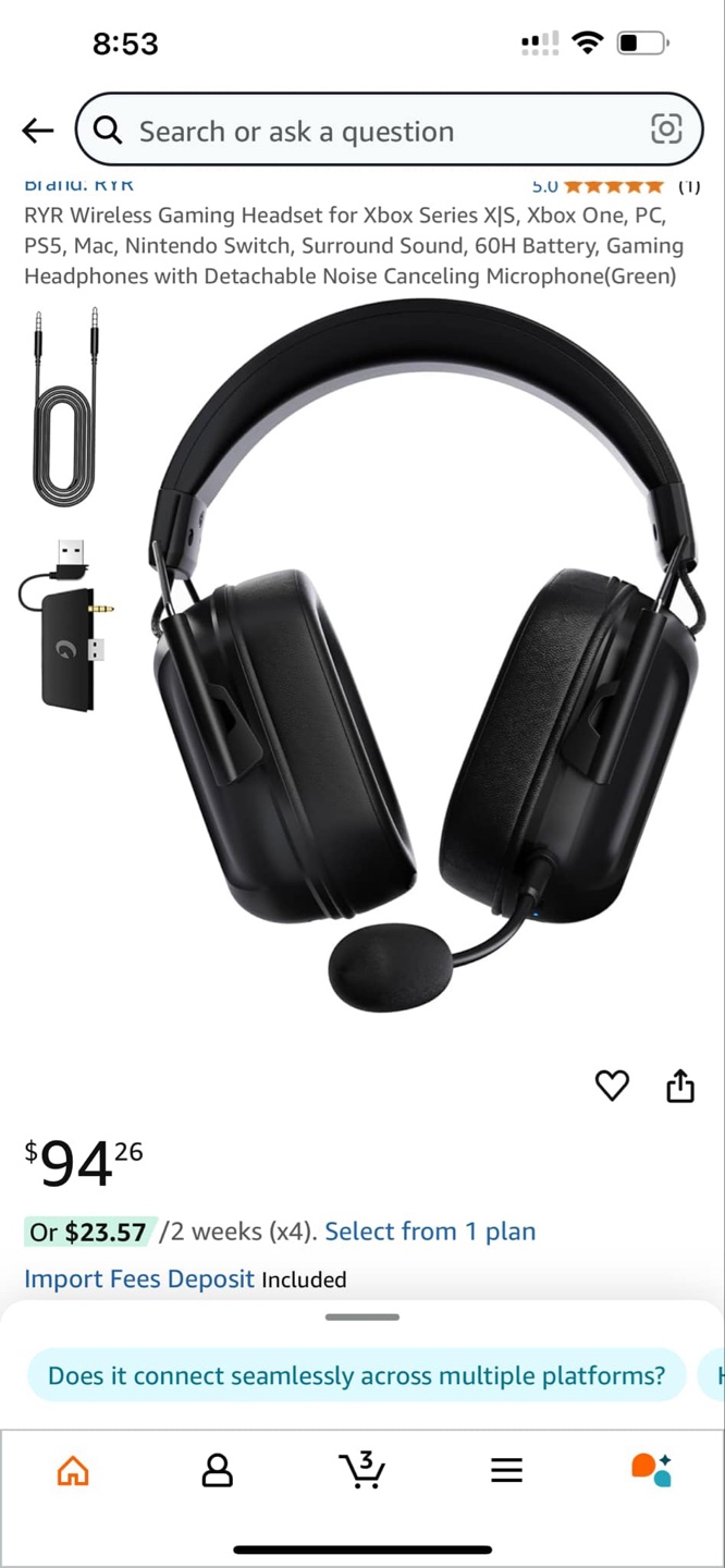 Captain 560 Wireless Gaming Headset - photo 3