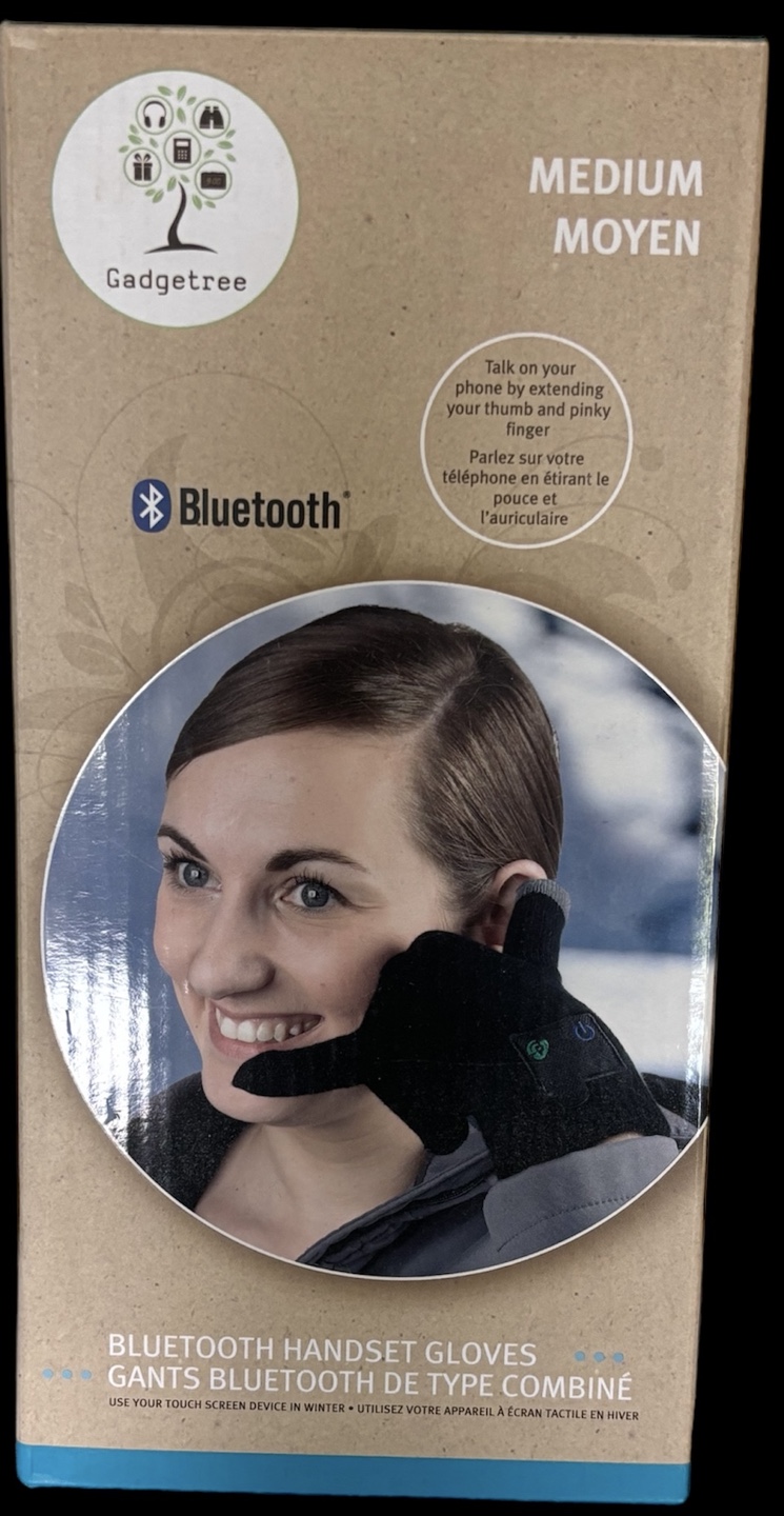 Gadgetree Bluetooth Handset Gloves - Medium- PENDING