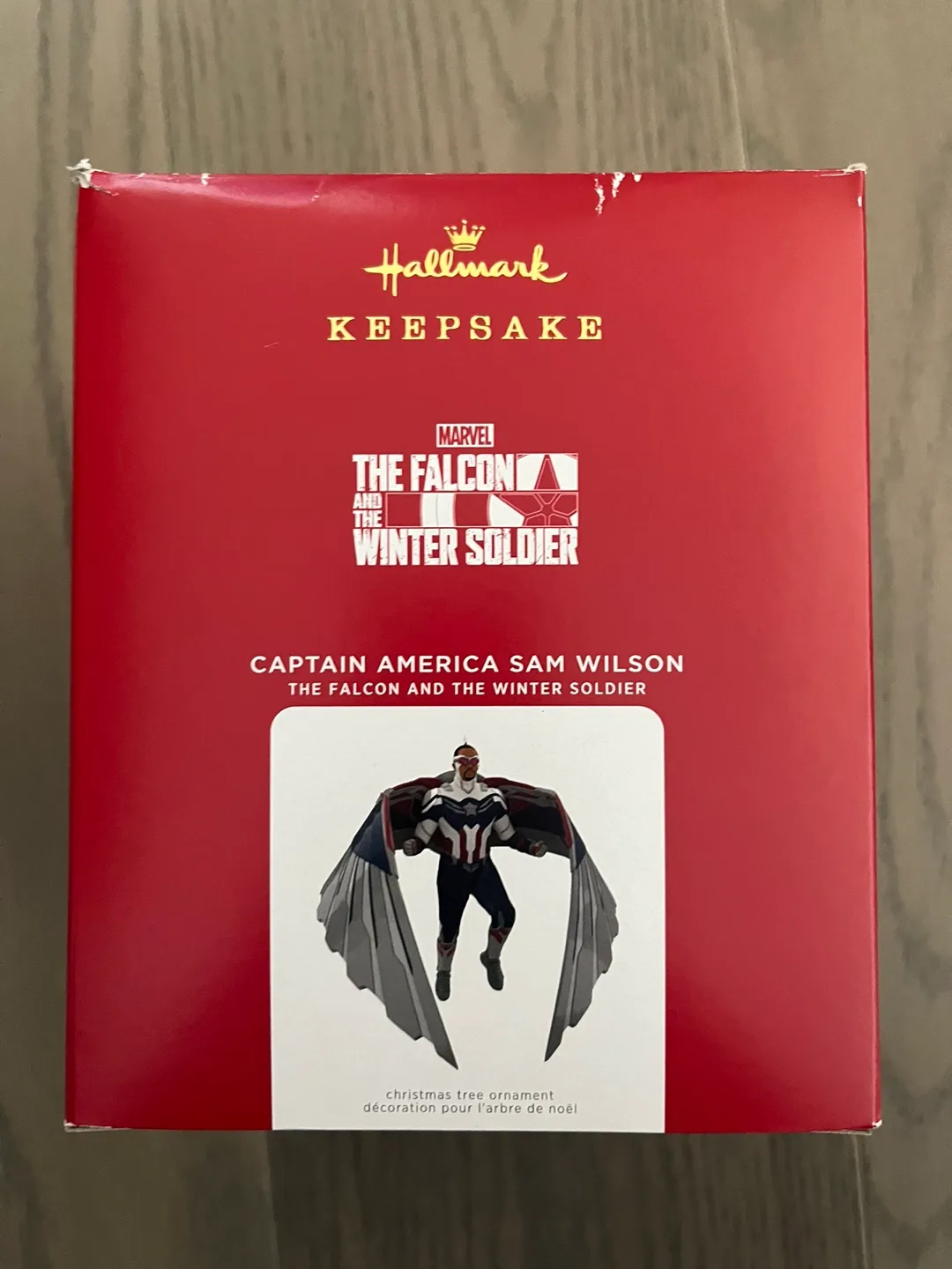 2021 Hallmark Marvel Captain America Sam Wilson Ornament image indicator(2)