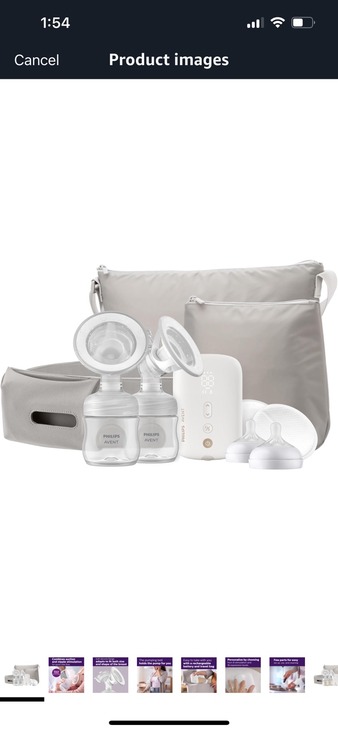 Philips Avent Double Electric Breast Pump with Bag