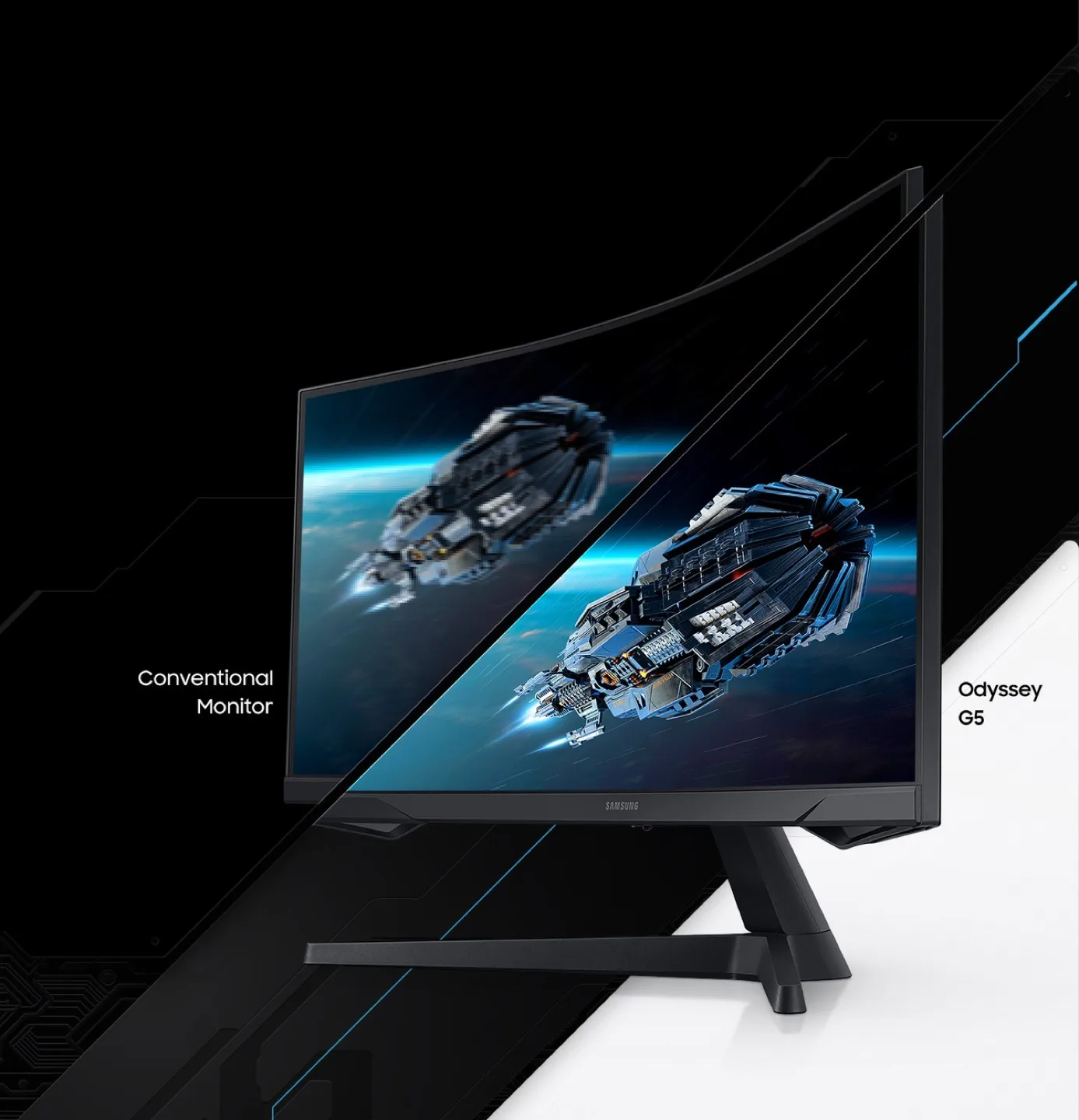 Samsung Odyssey G5 27" Curved Gaming Monitor image indicator(3)