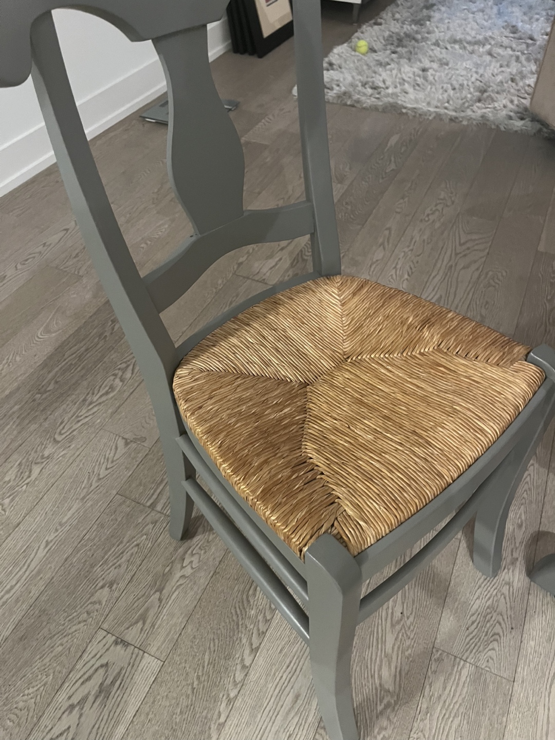 Round Grey Dining Table Set with Three Chairs - photo 5