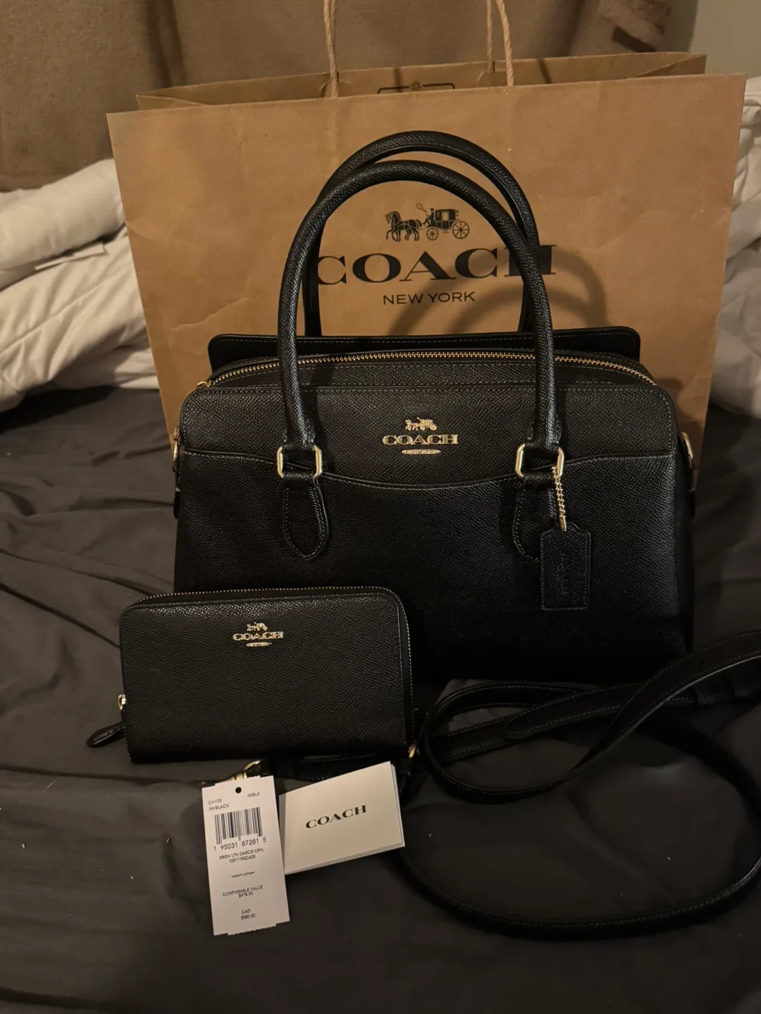 coach purse & wallet set thumbnail