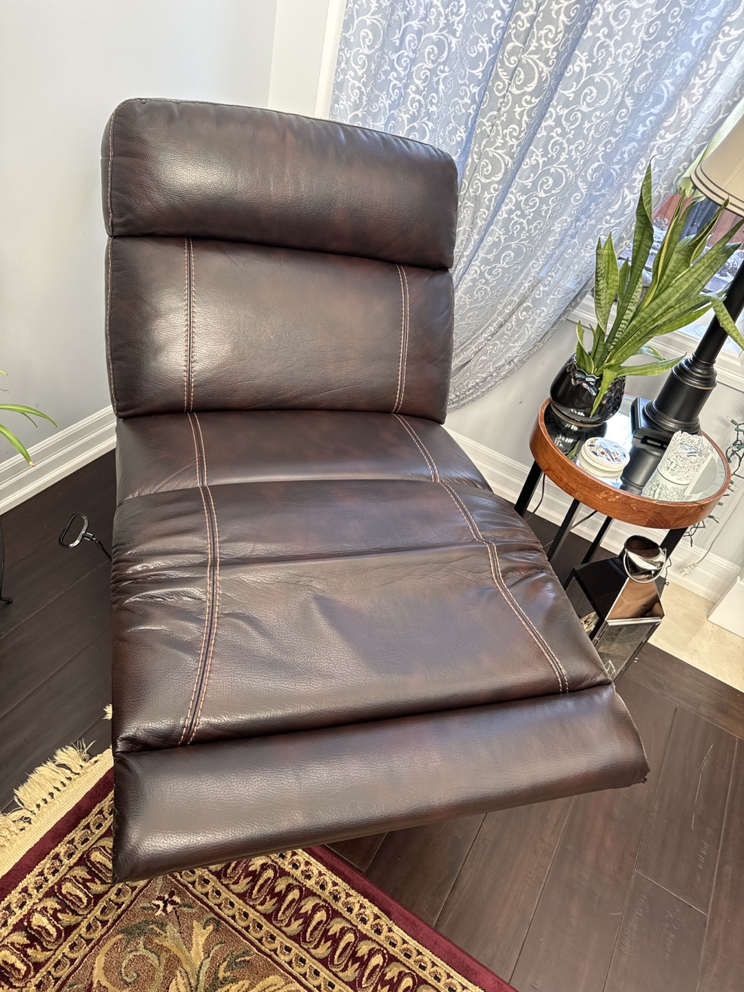 Brown Leather Recliner Chair (2) - photo 2