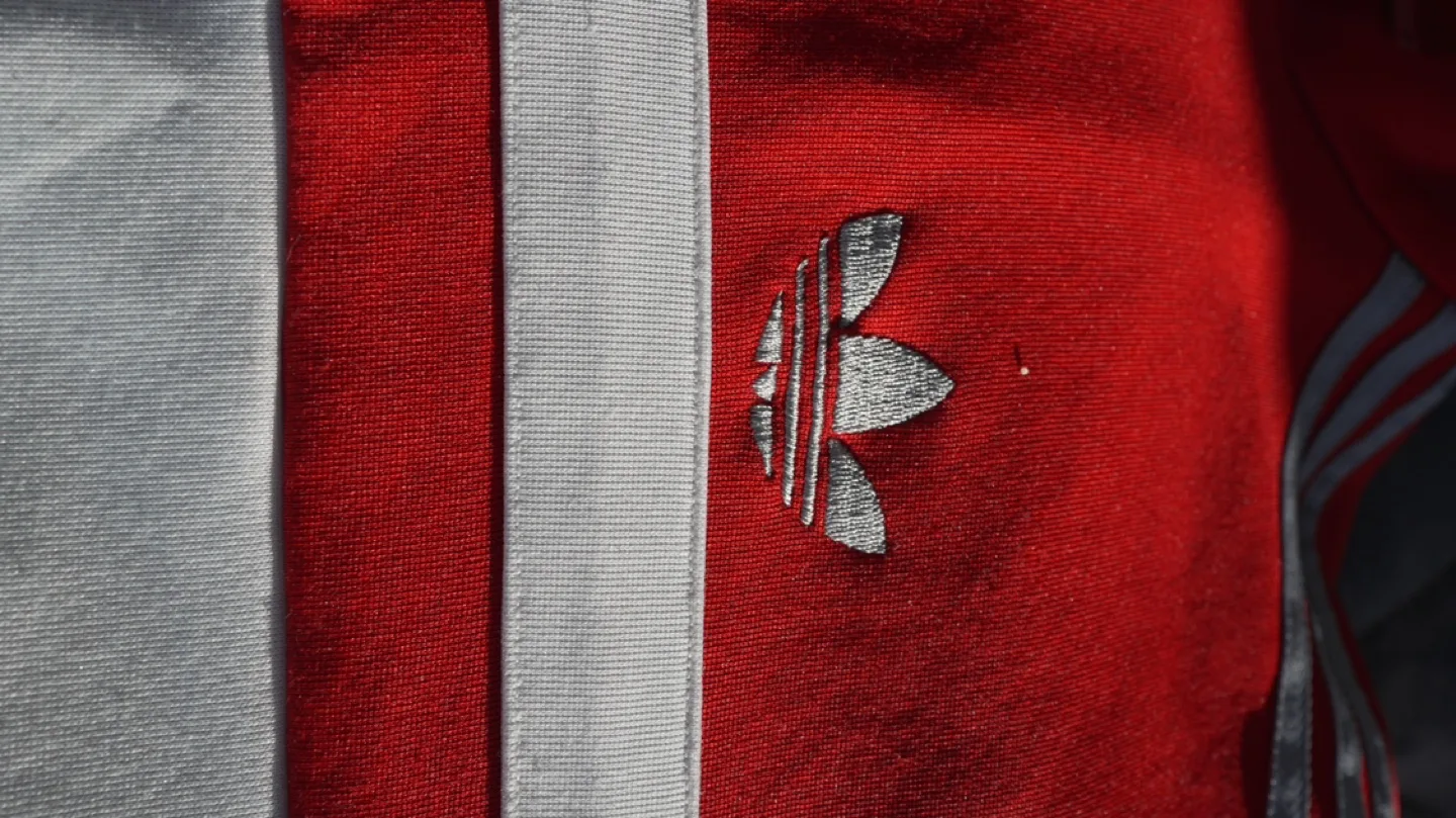Adidas Red and White Track Jacket image indicator(3)