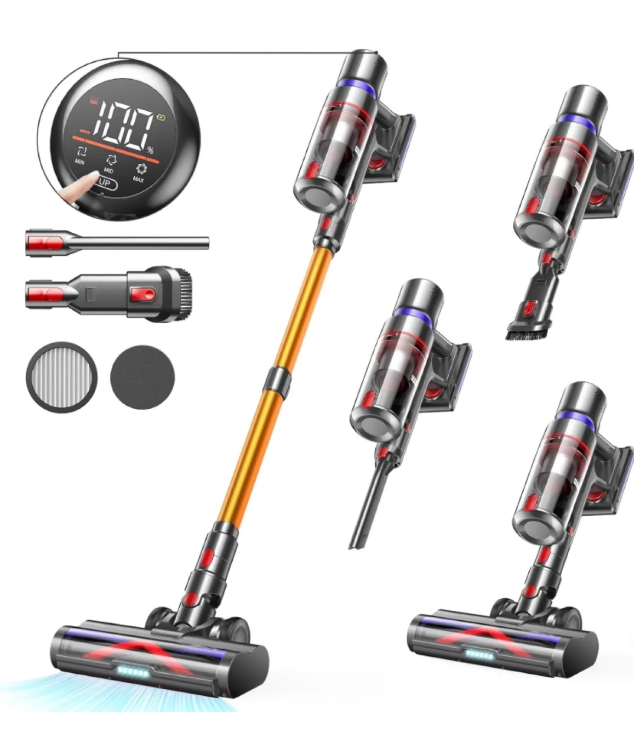 Brand new. CAMIY Cordless Vacuum Cleaner, 45Kpa 550W thumbnail