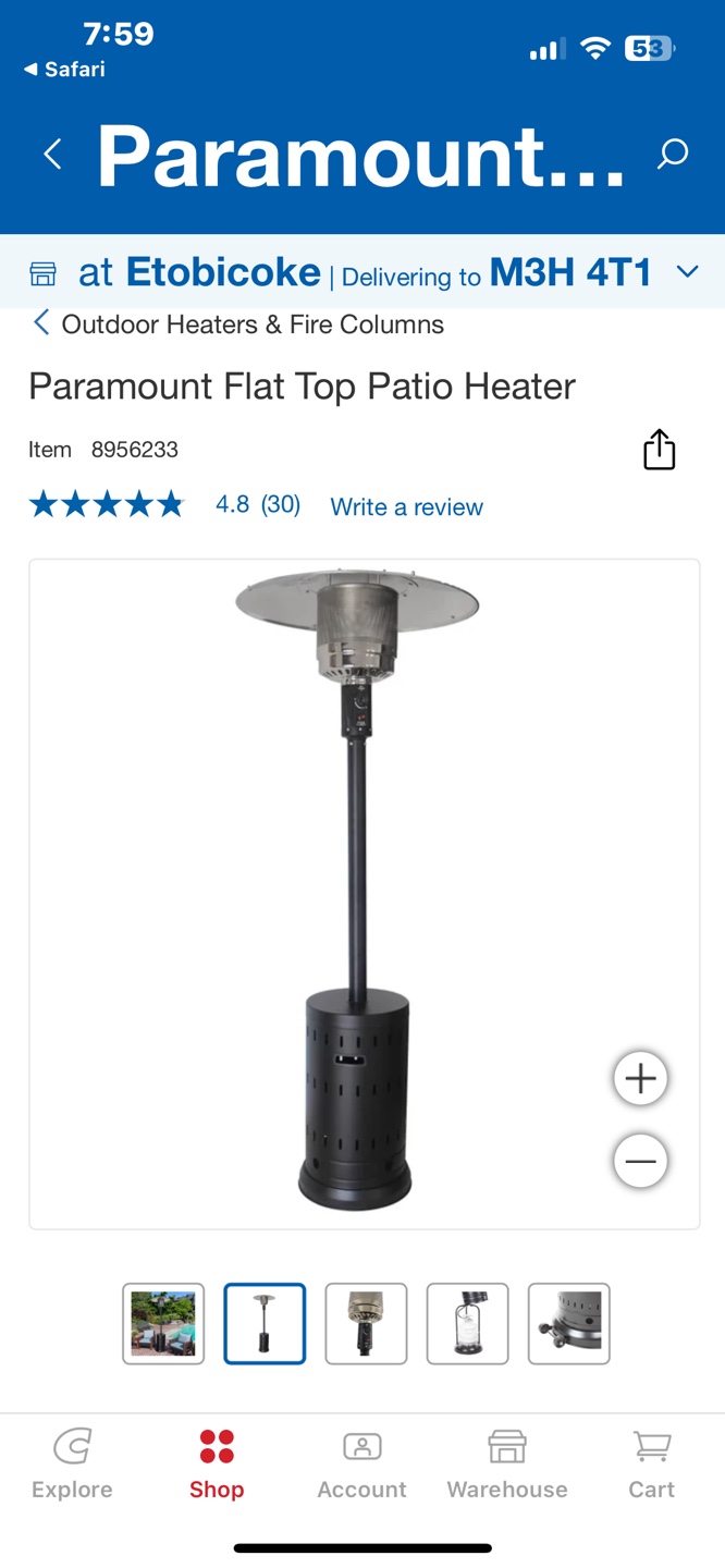 Paramount Outdoor Patio Heater