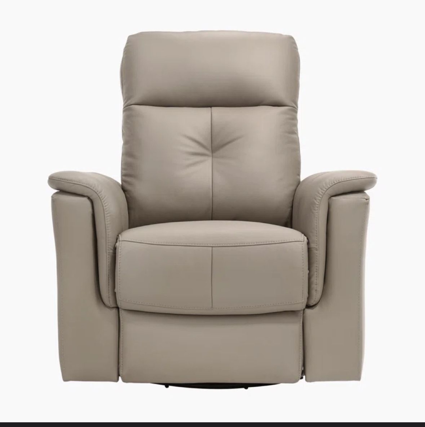 Borkovany 35.5"W Pillow-Top Arm Genuine Leather Recliner - photo 3