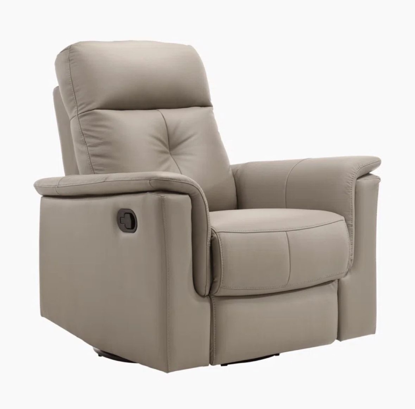 Borkovany 35.5"W Pillow-Top Arm Genuine Leather Recliner - photo 2