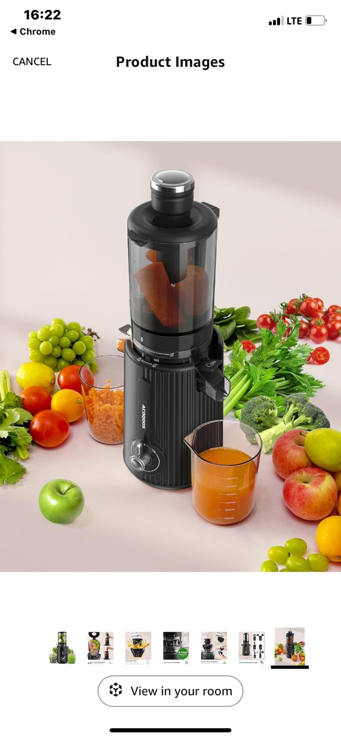 ACOQOOS Juicer Machines, Cold Press Juicer - photo 3